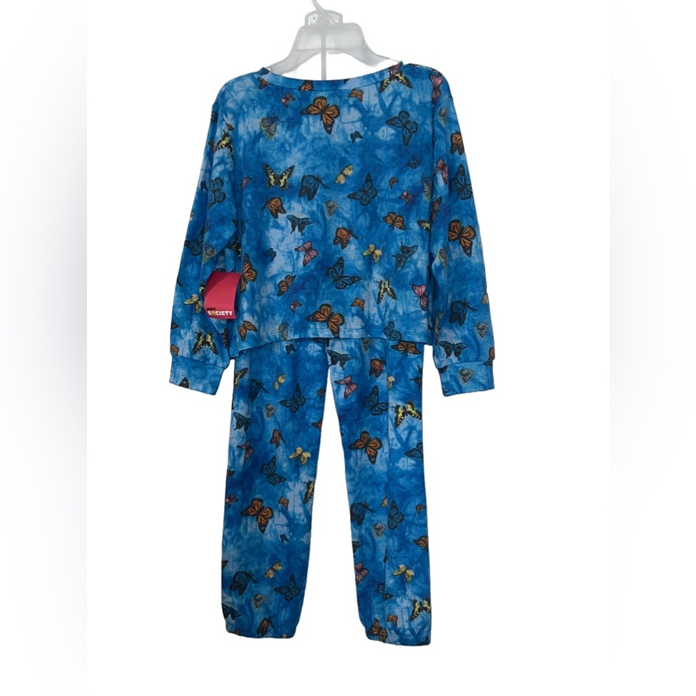 Mini Society Girls Butterfly Blue OG Combo PJ’s, Various Sizes